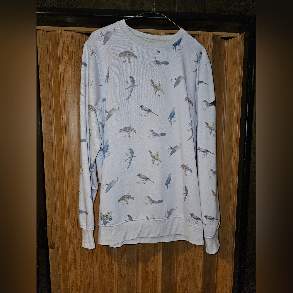 Mens Bird Sweatshirt by Empyre Surplus Co. Mens Large